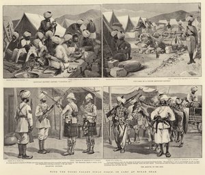 With the Tochi Valley Field Force, in Camp at Miran Shah by Charles J. Staniland